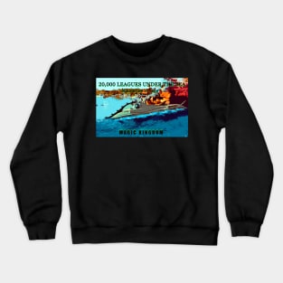 20,000 Leagues under the sea poster art Crewneck Sweatshirt